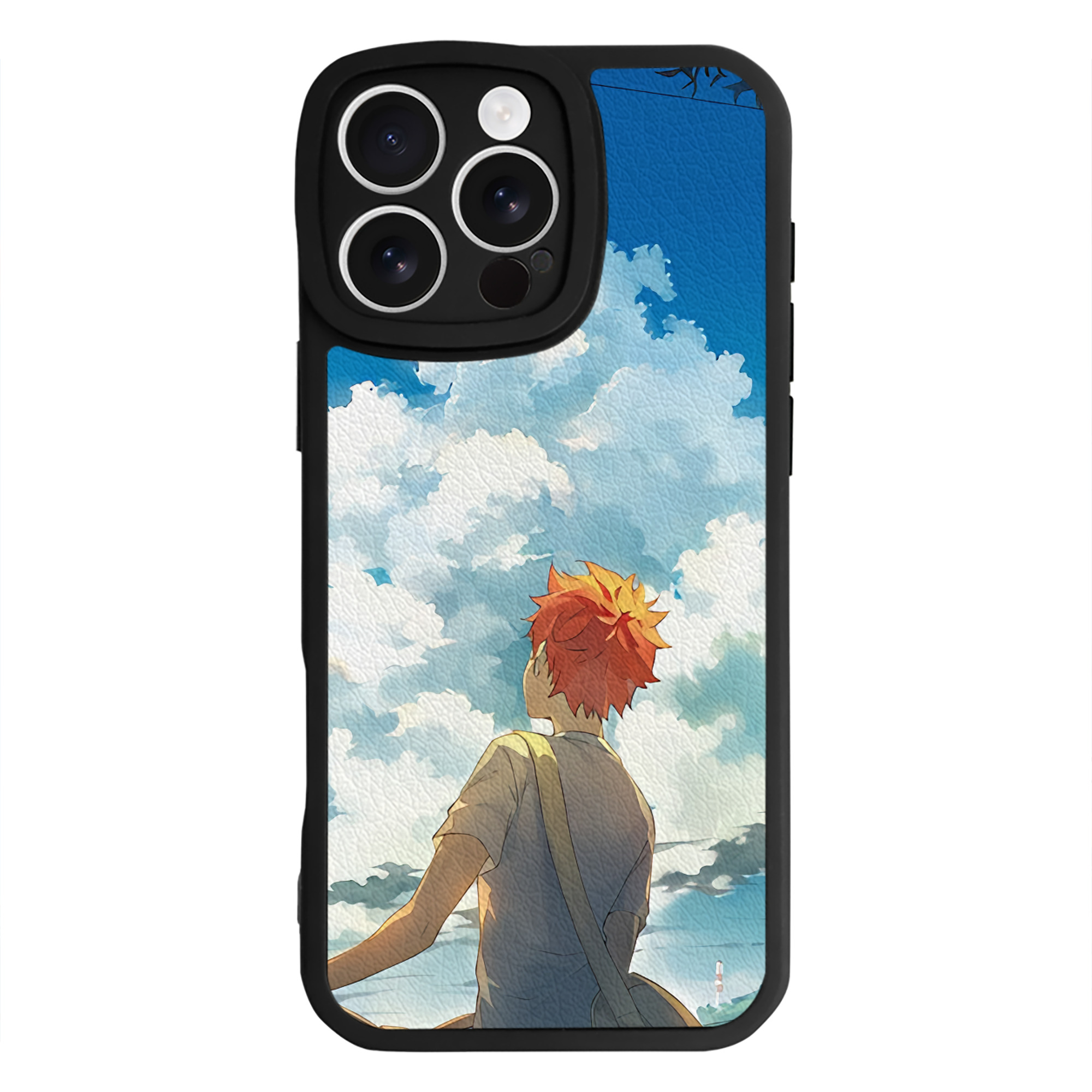 （画像用） ハイキュー!! Haikyu!! 【iPhone 16シリーズ対応】シリコンスマホケース（レザー調） 材質：シリコン
